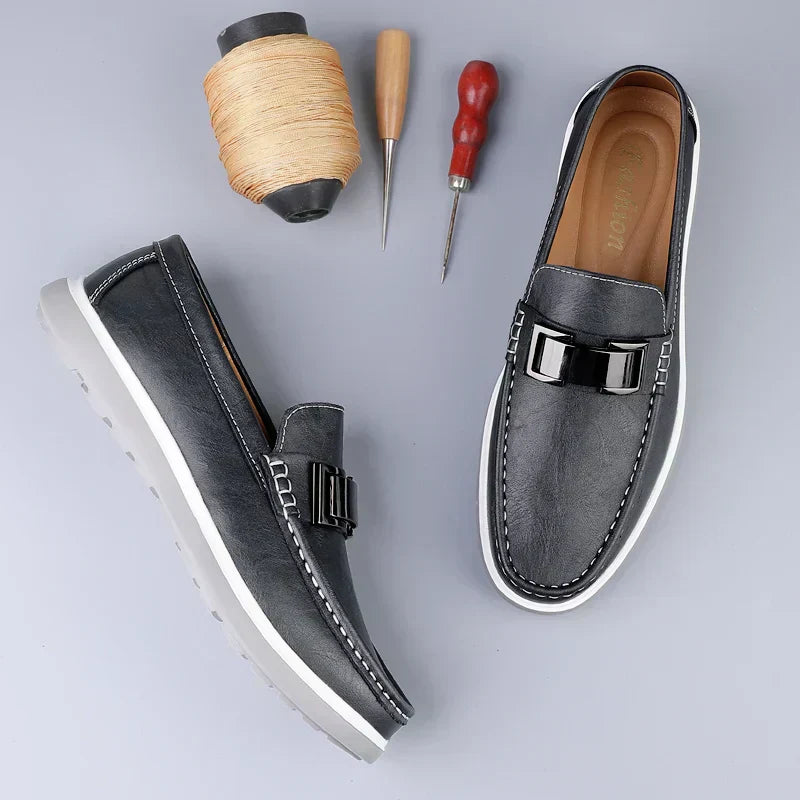 Premium Leather Slip-On Shoes