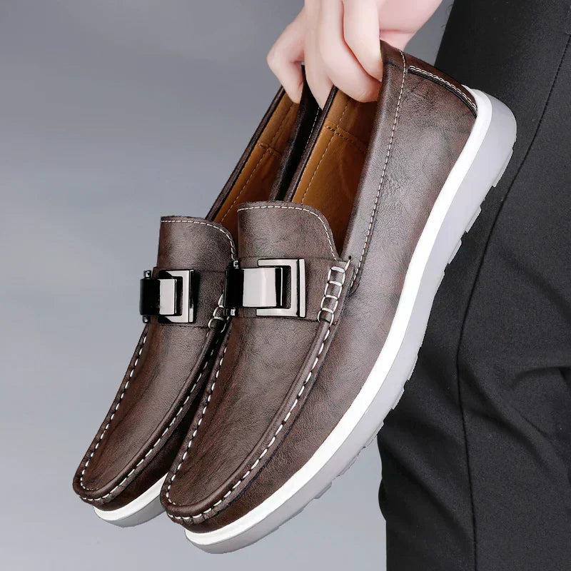 Premium Leather Slip-On Shoes
