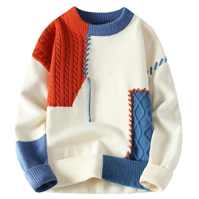 Alex | Patchwork Pullover