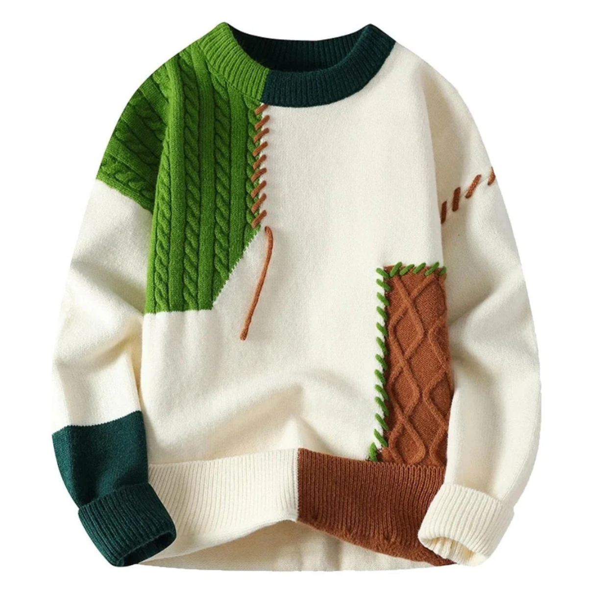 Marshall | Artisan Patchwork Sweater