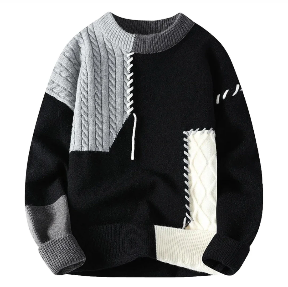 Marshall | Artisan Patchwork Sweater