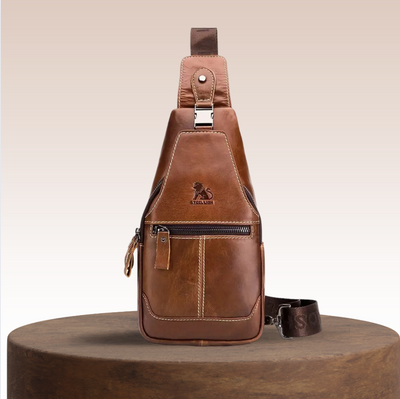 Callum | Men's Leather Crossbody Chest Bag