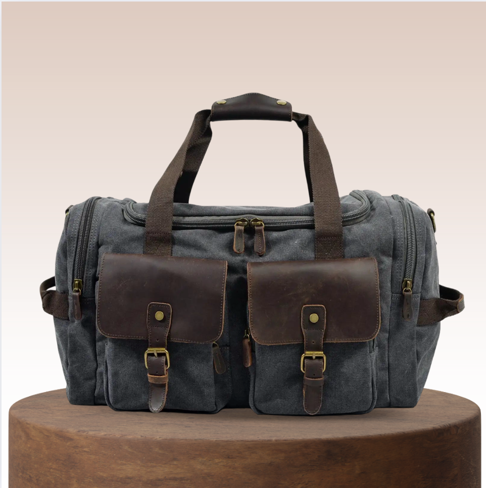 Harlan | Retro Canvas Weekend Travel Bag
