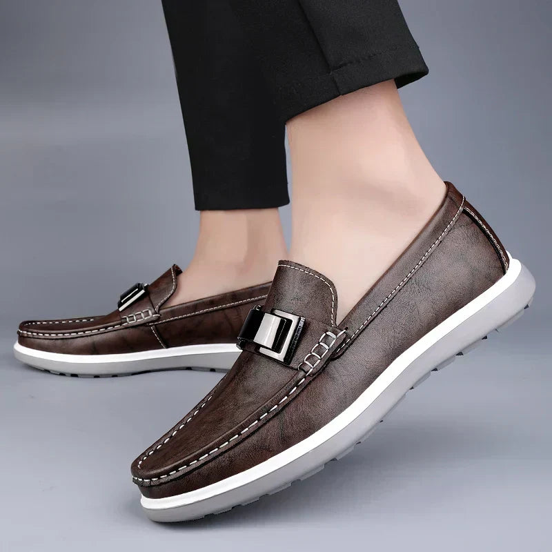 Premium Leather Slip-On Shoes