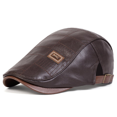 Quilted Leather Hat