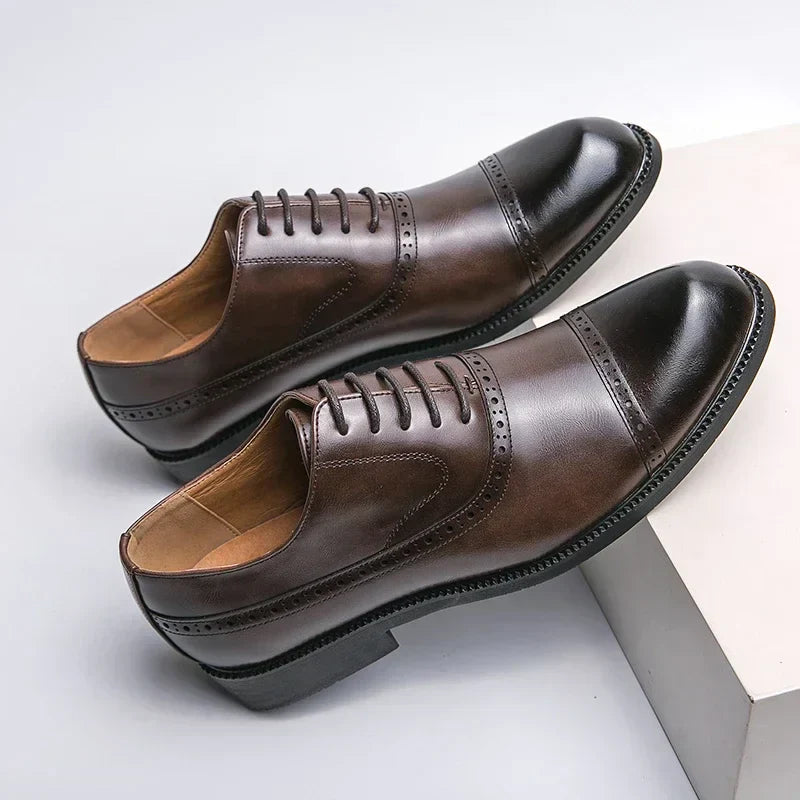 Marcel Formal Dress Shoes | Orthopedic Leather Shoes for Timeless Comfort