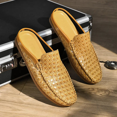 Gregory | Croc Emboss Mules