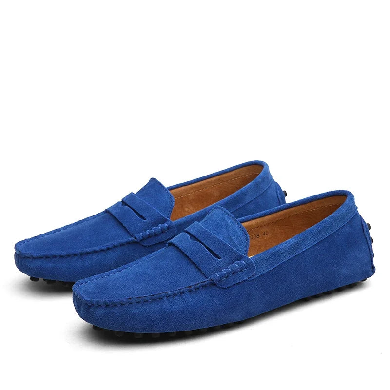Relaxed Suede Slip-On Shoes