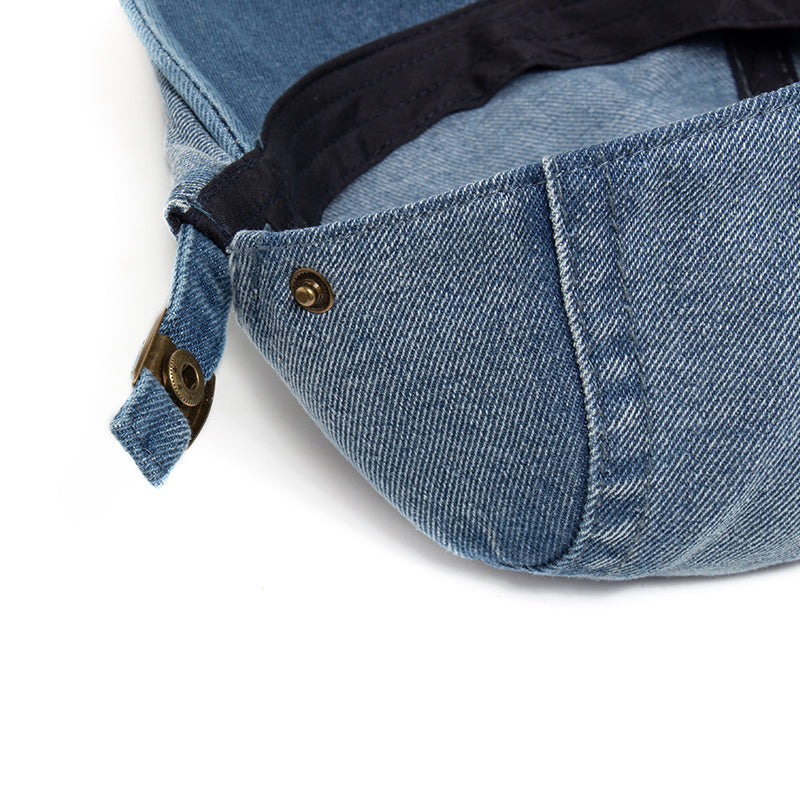 Distressed Stonewash Denim Hat