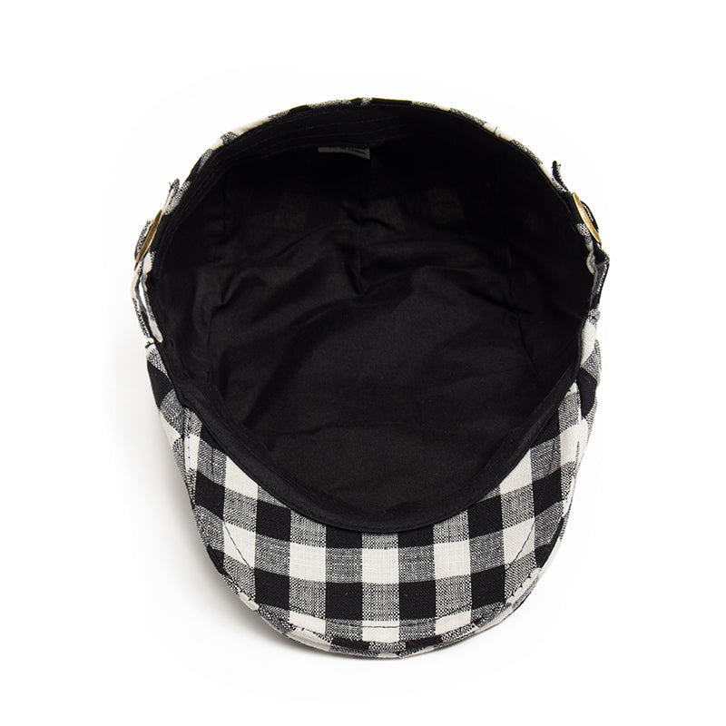 Vichy Patterned Cap