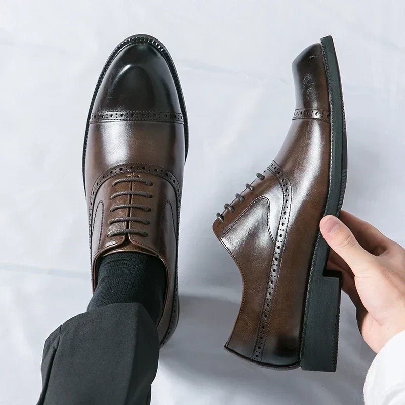 Marcel Formal Dress Shoes | Orthopedic Leather Shoes for Timeless Comfort