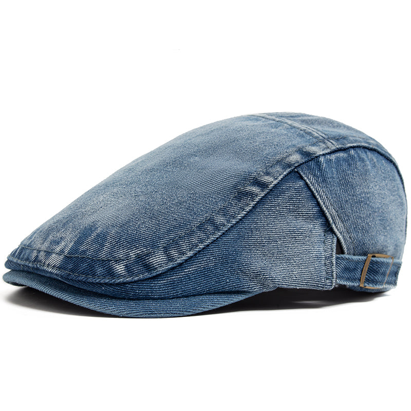 Distressed Stonewash Denim Hat