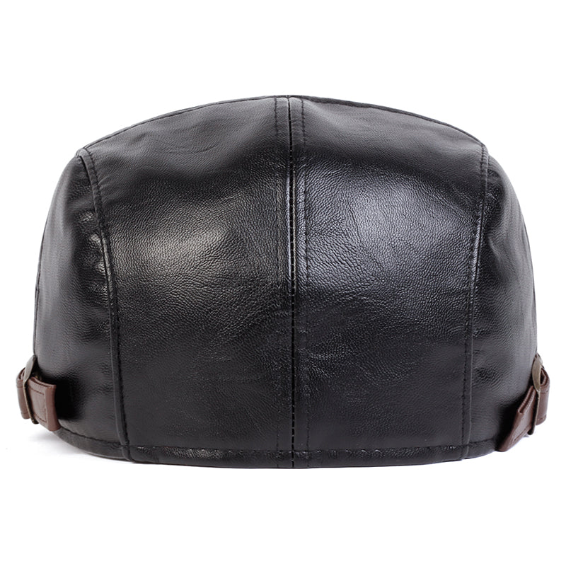 Classic Leather Driving Cap