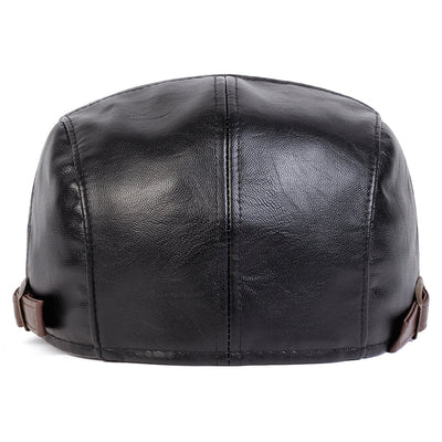 Classic Leather Driving Cap