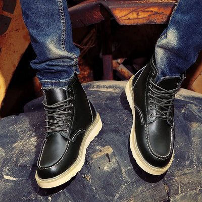 Muller™ – Eco-Friendly Retro Boots | Orthopedic Leather Shoes for Timeless Comfort