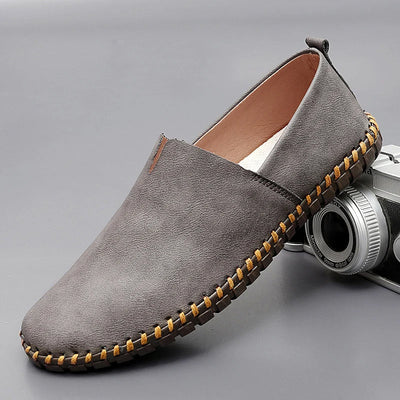 Santorini Leather Slip-On Shoes