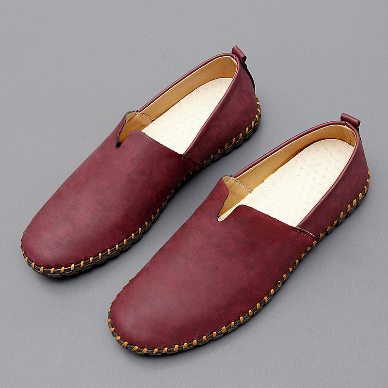 Santorini Leather Slip-On Shoes