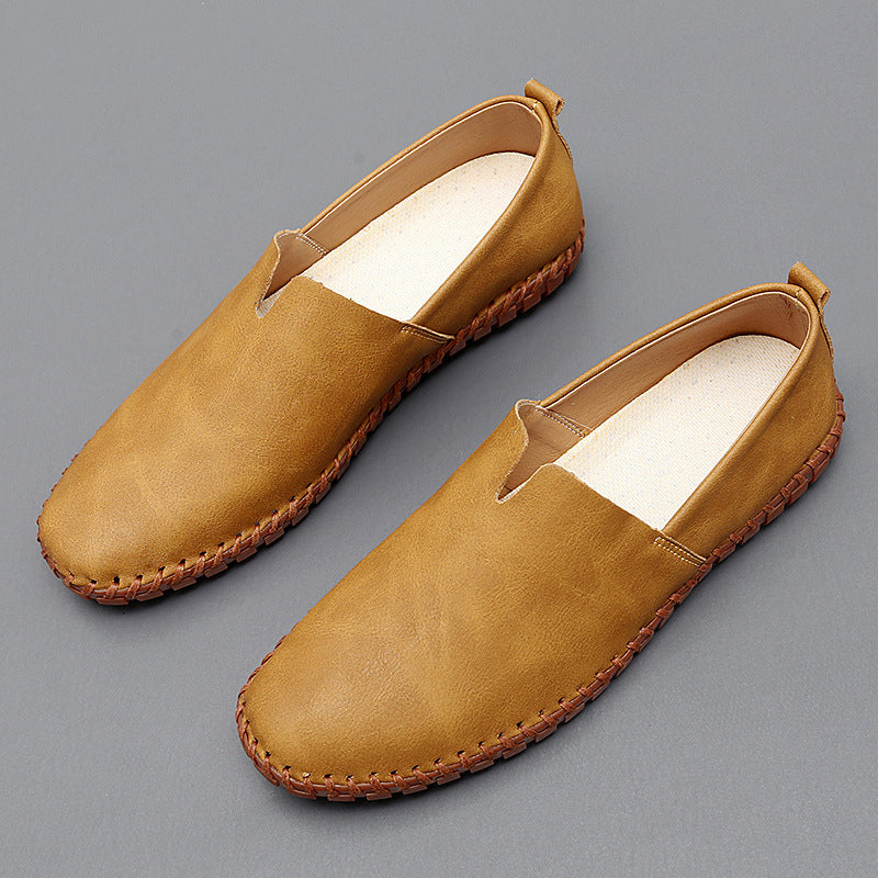 Santorini Leather Slip-On Shoes