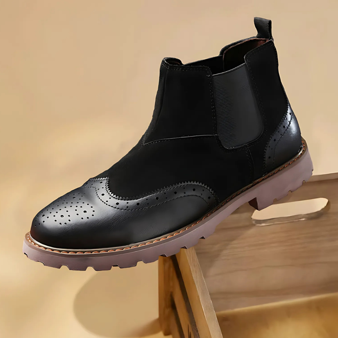 Hudson | Camden Wingtip Chelsea Boots