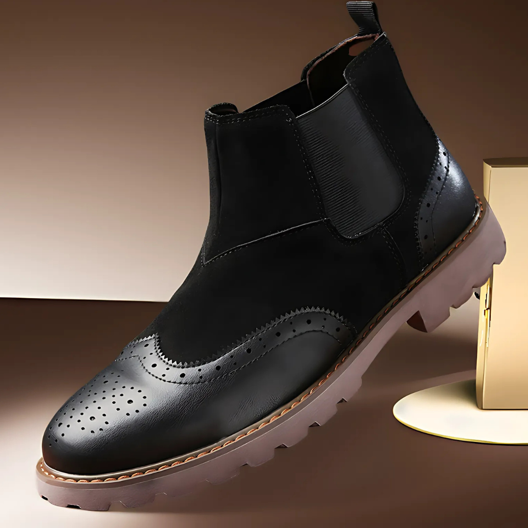 Hudson | Camden Wingtip Chelsea Boots
