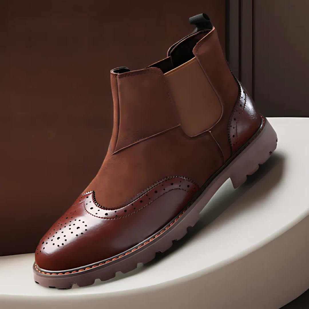 Hudson | Camden Wingtip Chelsea Boots