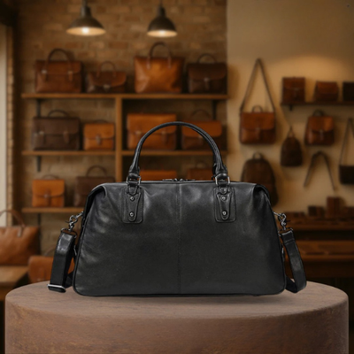 Rafael Leather Weekend Duffel Bag