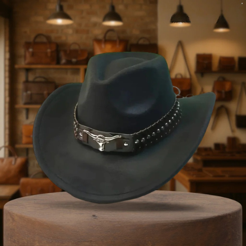 Dalton | Vintage Cowboy Hat with Wide Brim and Classic Western Charm