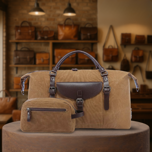 Leo | Chic Leather Travel Collection | Duffel Bag