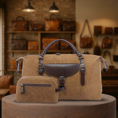 Leo | Chic Leather Travel Collection | Duffel Bag