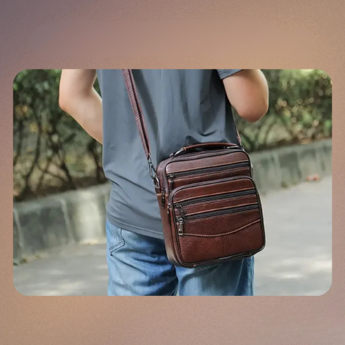 Logan | Men's Retro Leather Crossbody Bag