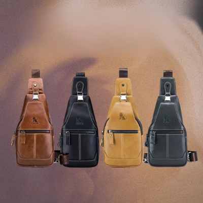 Callum | Men's Leather Crossbody Chest Bag