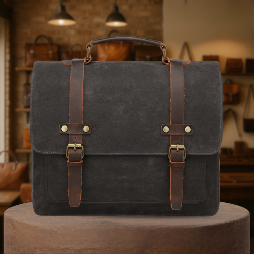 Austin Vintage-Inspired Messenger Bag