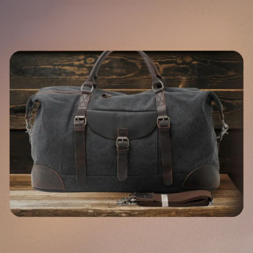 Francis | Classic Rugged Leather Duffel Bag