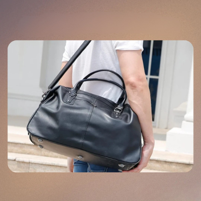 Rafael Leather Weekend Duffel Bag
