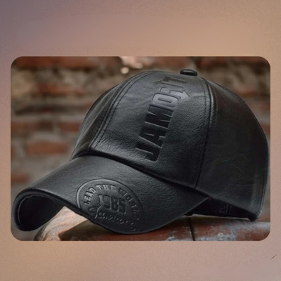 Daniel | Classic Leather-Style Baseball Cap for Men