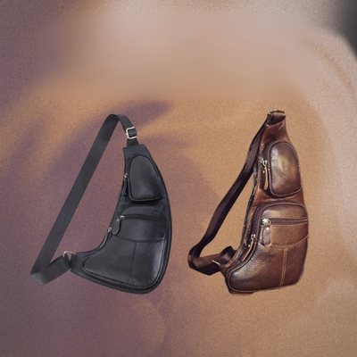 Malric | Lightweight Leather Sling Bag for Hands-Free Convenience