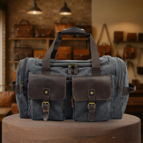 Harlan | Retro Canvas Weekend Travel Bag