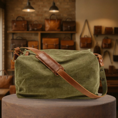 Camden | Classic Heritage Canvas Duffle Bag
