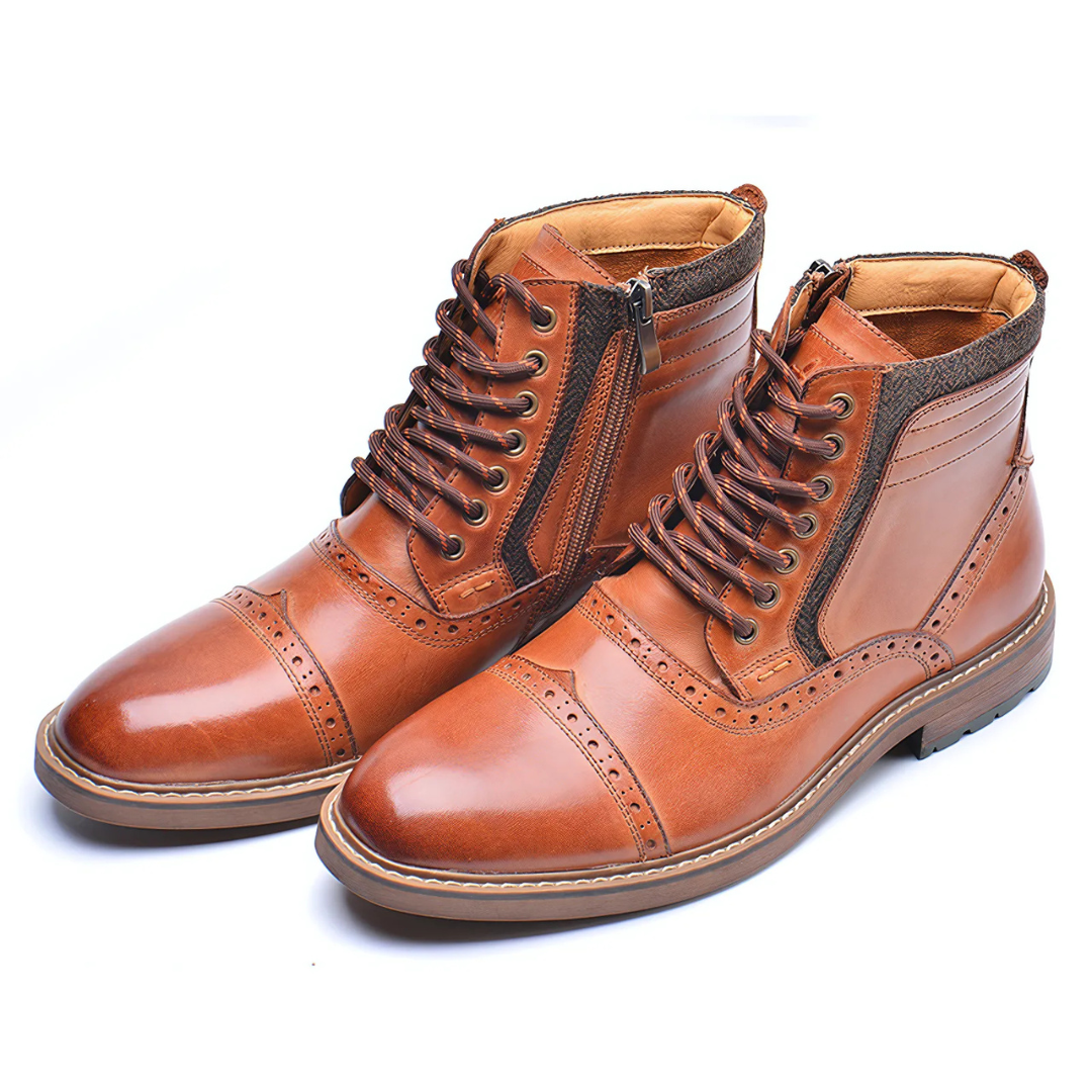 Hudson | Heritage Wingtip Boots