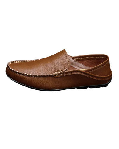 Monza Genuine Leather Slip-On Shoes
