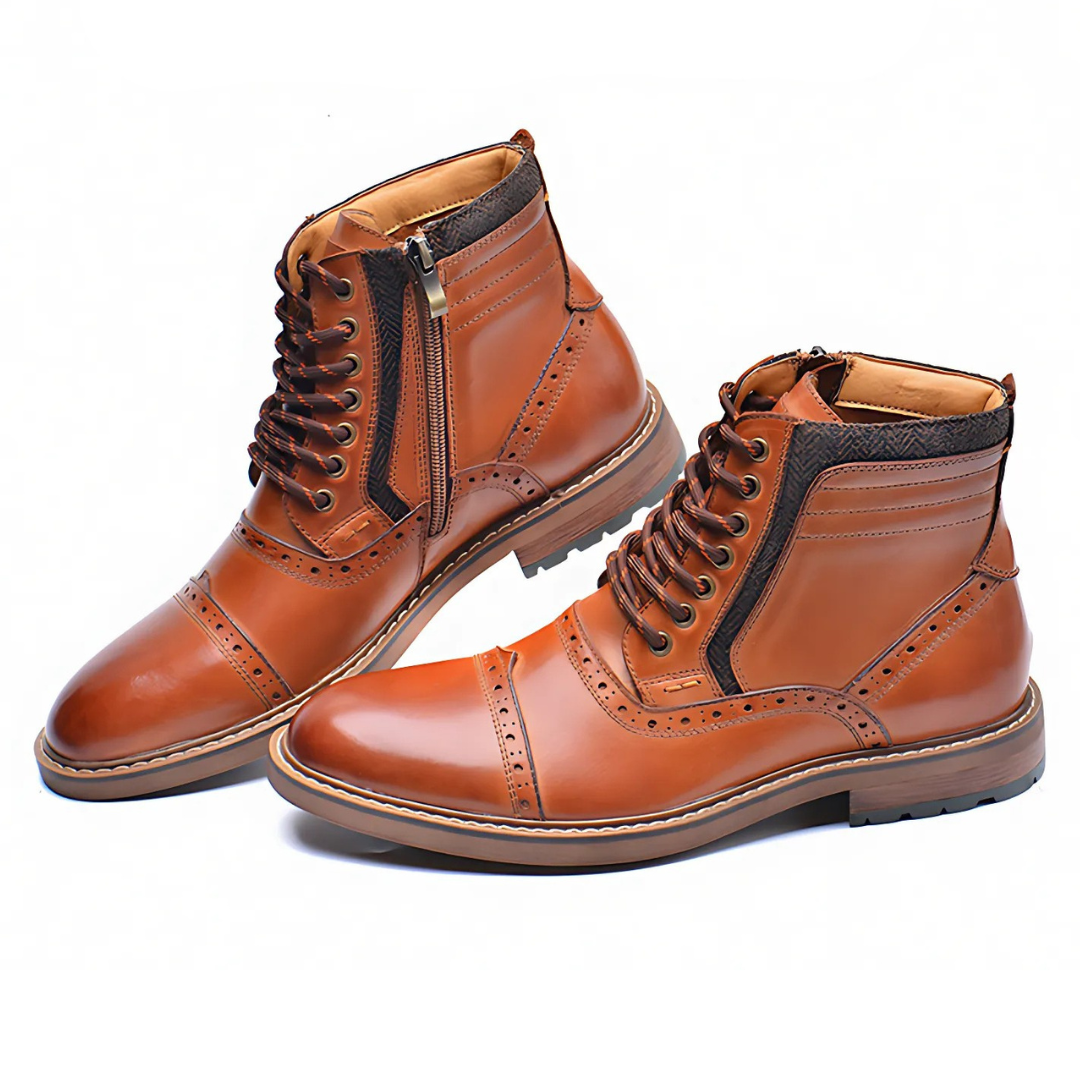 Hudson | Heritage Wingtip Boots