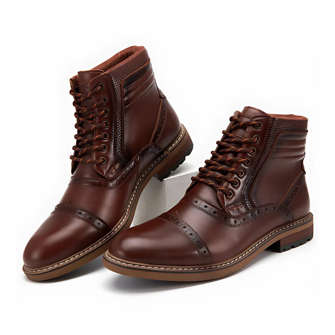 Hudson | Heritage Wingtip Boots
