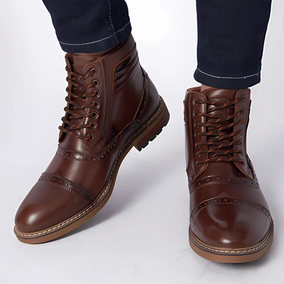 Hudson | Heritage Wingtip Boots