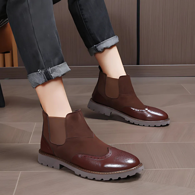 Hudson | Camden Wingtip Chelsea Boots