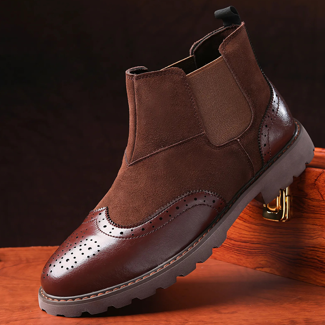 Hudson | Camden Wingtip Chelsea Boots
