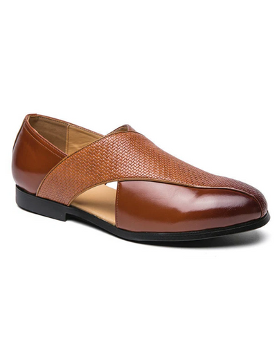 Classic Leather Loafers with a Vintage Touch