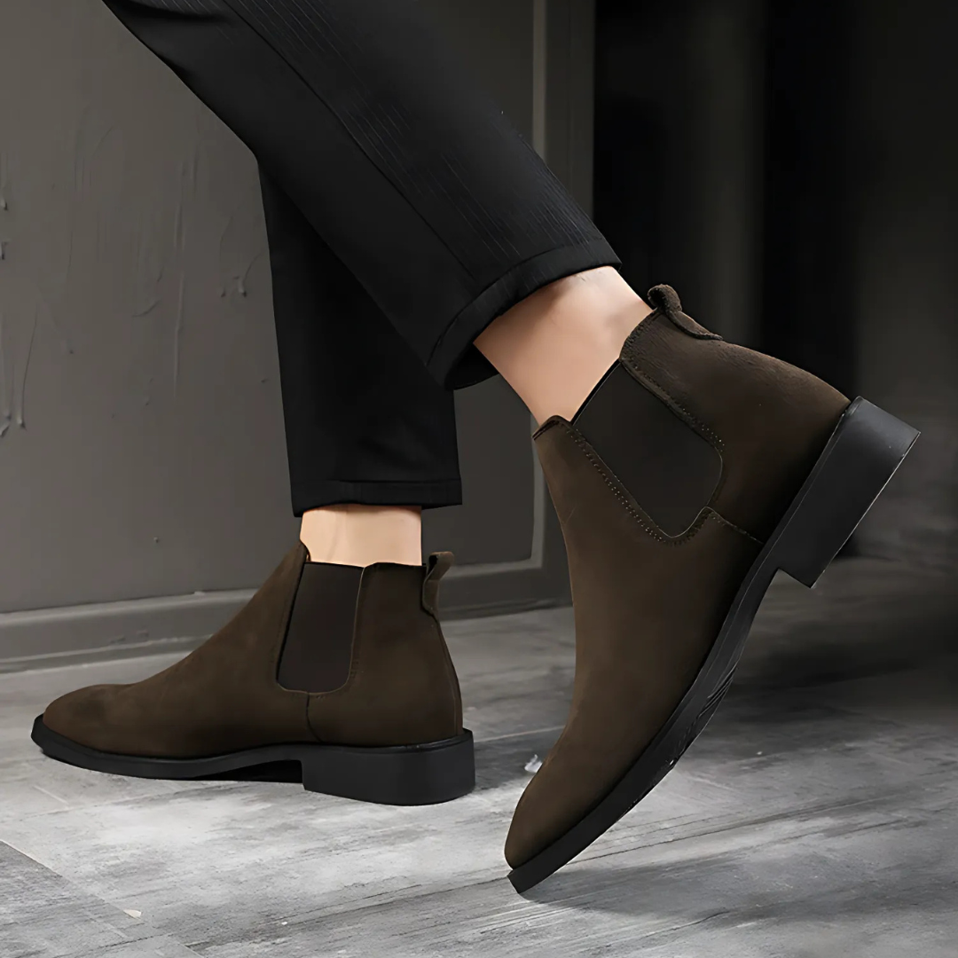 Hudson | Preston Suede Chelsea Boots