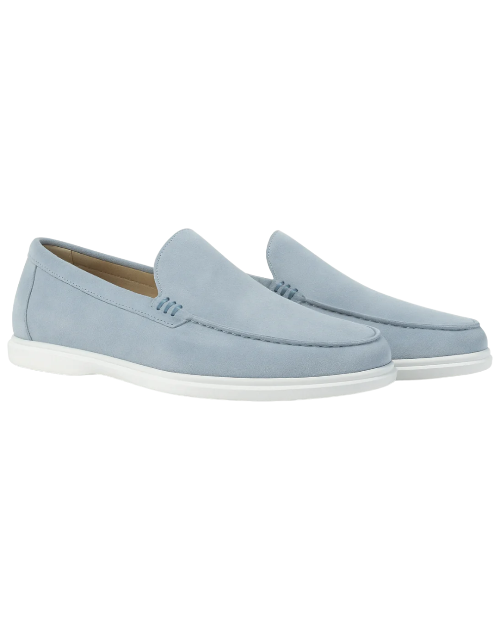 Relaxed Suede Moccasin Shoes