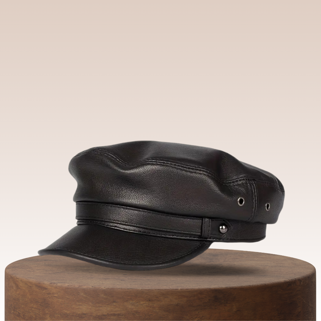 Arthur | Leather Fiddler Hat