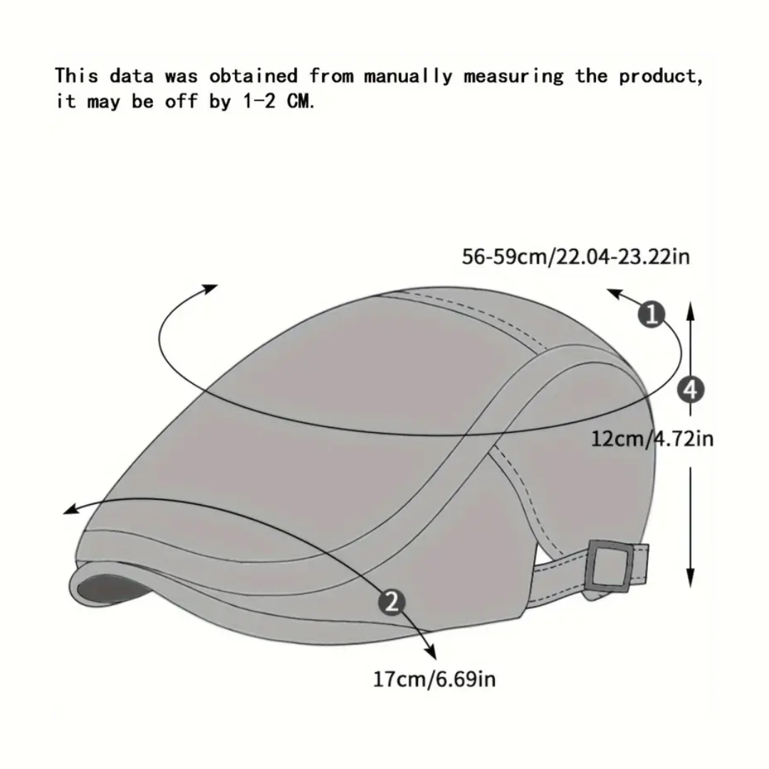 Harvey | Heritage Leather Flat Cap